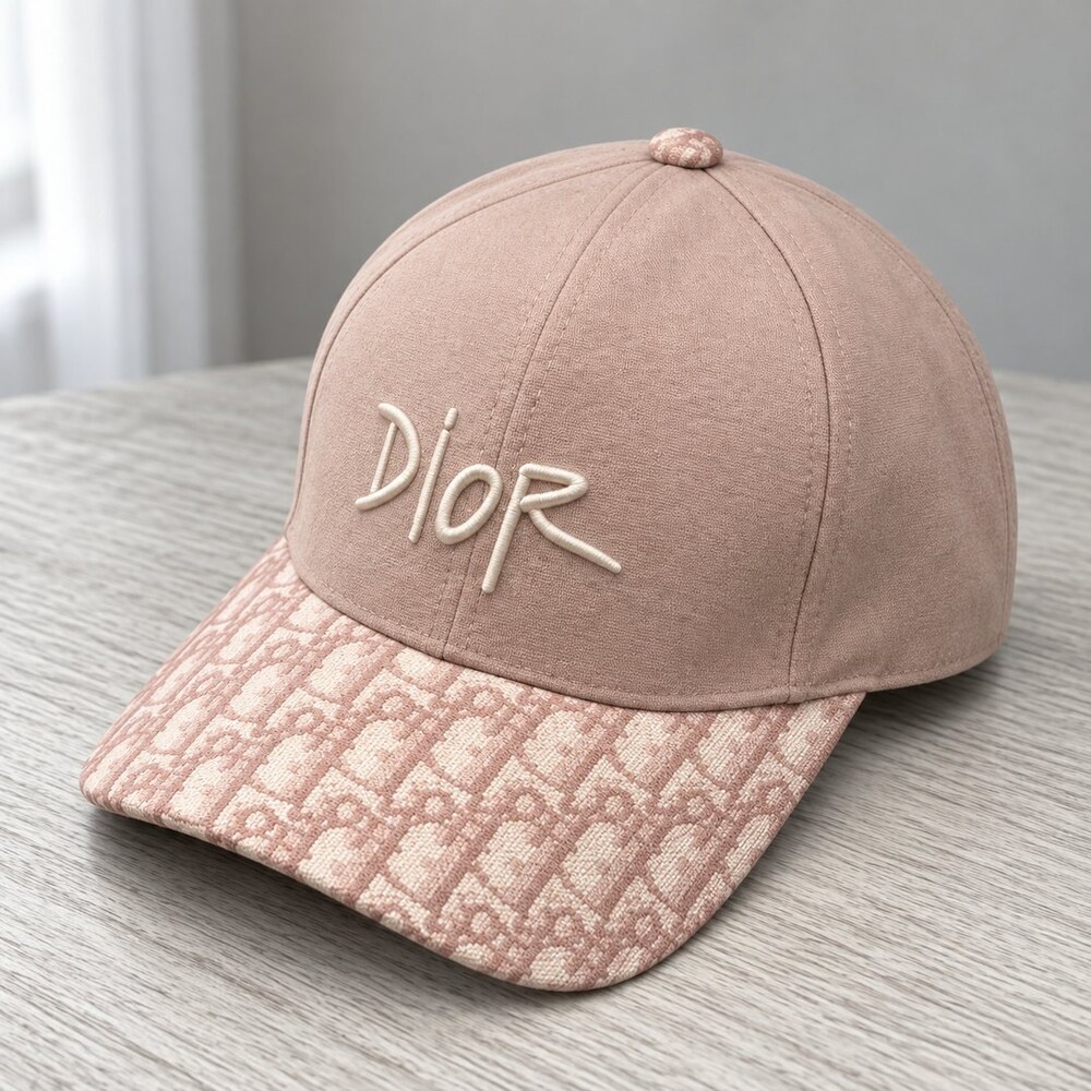 Dior Pink Jacquard Baseball Cap - Picture 4 of 6